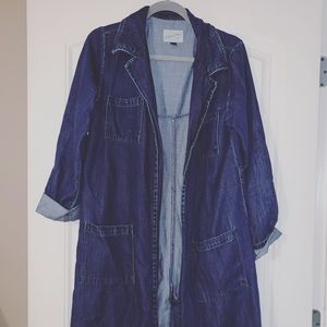 Universal Threads Long Denim Jacket